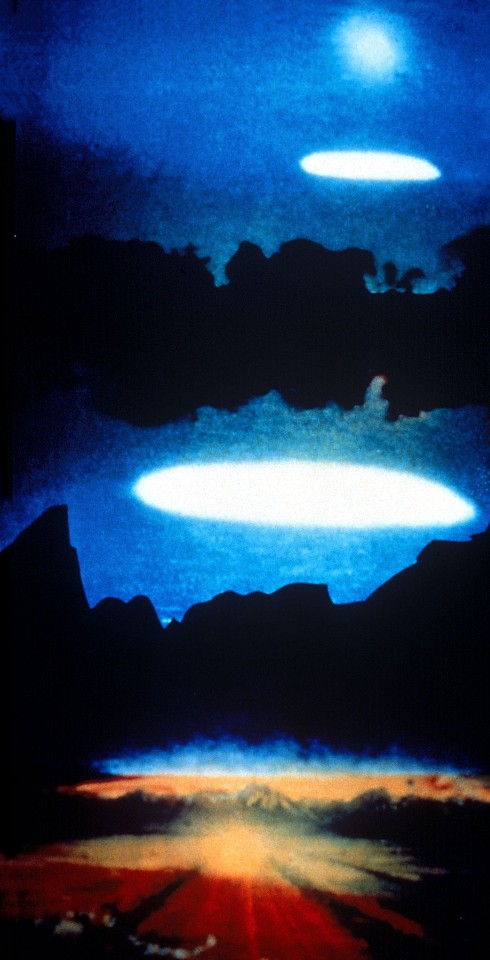 Oliver Wasow, Descending Lights
1985, Cibachrome